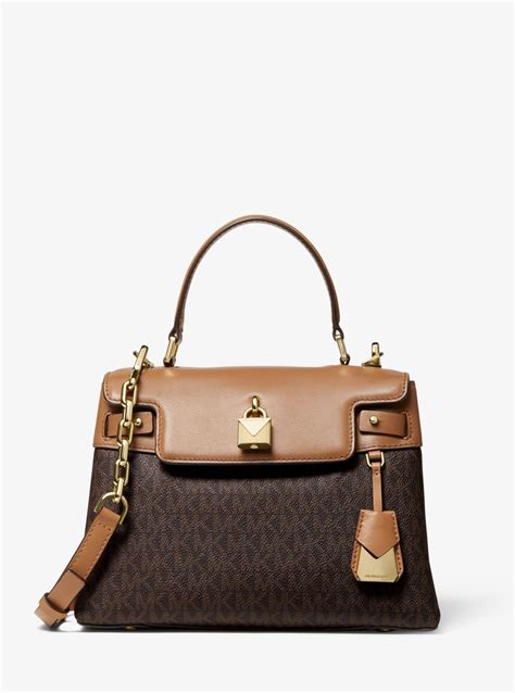 michael michael kors gramercy signature satchel|Gramercy Medium Chain.